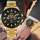 Механические часы с автоподзаводом Forsining (gold-black) - гарантия 12 месяцев - изображение 8