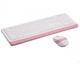 Комплект (клавіатура, миша) бездротовий A4Tech FG1010 White/Pink USB - зображення 2