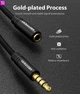 Кабель Vention Audio 3.5 мм - 3.5 мм, M/F, 1 м, чорний (BHBBF) - зображення 9