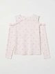 Лонгслив з відкритими плечима H&M 0626654 170 cm (75437170cm) Рожевий - зображення 1
