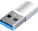 Адаптер Satechi USB до USB-C Adapter Silver (ST-TAUCS) - зображення 2