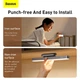 Акумуляторна магнітна лампа BASEUS Magnetic Stepless Dimming Charging Desk Lamp (4.5W, 1800mAh, 4-24h). Gray - зображення 8