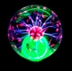 Плазменный шар Тесла с молниями ночник Magic Ball лампа диаметр 10 см - изображение 1
