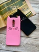 3D Чехол дляMeizu M8 Note Котик с ушкамии усиками Черный - изображение 2