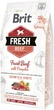 Сухой корм для щенков и юниоров крупных пород собак Brit Fresh Growth & Joints с говядиной и тыквой 2.5 кг (8595602530762) - изображение 1