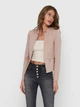 Жакет ONLY ONLMADDY-KOMA LS SHORT ZIP BLAZER CC TLR 42 Розовый 15218437 Adobe Rose - изображение 3