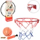 Баскетбольное кольцо Sport Set с набором мяча, насоса, сетки d-25 см черное (MR0170BC) - изображение 2