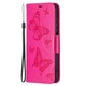 Чехол-книжка с рисунком UniCase Butterfly Pattern для Xiaomi Redmi Note 10 / Note 10s / Poco M5s - Rose - изображение 2