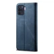 Чехол-книжка с кармашками UniCase Jeans Wallet для OPPO Reno 5 Lite - Blue - изображение 3