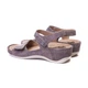 Босоножки женские Grey 712-1 Mubb Кожа и замша 41 Серый (2296-27147) - изображение 5