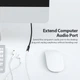 Удлинитель Audio Aux 3.5мм-3.5мм Vention mic Cotton F/M gold-plated 3m Black (BHBBI) - изображение 3