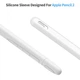 Чехол TPU Goojodoq Button Magnetic для стилуса Apple Pencil 2 White - изображение 3