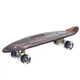 Пенни Борд Penny Go Cruiser круизер с ручкой Profi 885-6 коричневый-черный со светящимися колесами - изображение 2