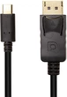 Kabel PowerPlant USB Type-C 3.1 Thunderbolt 3 (M) - DisplayPort (M) 4K 3 m (CA912544) - obraz 1