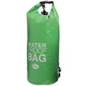 Гермомешок 10 л водонепроницаемый рюкзак Waterproof Bag зеленый TY-6878-10 - изображение 2
