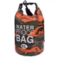 Водонепроникний гермомешок з плечовим ременем Waterproof Bag 5л orange camouflage TY-6878-5 - зображення 2