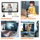 Веб камера 640×480 PC-camera Чёрная для компьютера ноутбука c подсветкой микрофоном на гибкой ножке - изображение 3