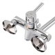 Смеситель для ванны Qtap Grand с поворотным изливом (c душевым гарнитуром) QTGRACRM005 Chrome - изображение 5