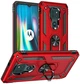 Чехол Shield для Motorola Moto E7 Plus бампер противоударный с подставкой Red - изображение 1