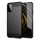 Чехол Carbon для Xiaomi Poco M3 бампер оригинальный Black - изображение 1