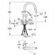 Смеситель для кухни с выдвижным изливом Grohe Eurostyle Cosmopolitan 31482003 - изображение 2