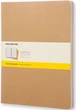 Набір зошитів Moleskine Cahier XXL 21,6 х 27,9 см в клітинку бежевий - изображение 1