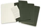 Набір зошитів Moleskine Cahier середній 13 х 21 см в лінію зелений - изображение 3