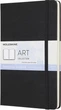 Скетчбук Moleskine Art Watercolour середній 13 х 21 см нелінований чорний - зображення 1