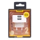 ЗУ сетевое евровилка Moon RMT-7188 3.1A 2*USB 220V White Remax 341301 - изображение 2