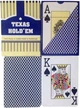 Карты игральные Duke Texas Hold'em, пластик, 54 листа 9.3х6.6х1.8 см Синие (DN30766BL) - изображение 1