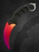 Деревянный нож из КС ГО Керамбит Градиент Игрушечный нож из дерева CS:GO Кarambit Fade 11005 - изображение 1