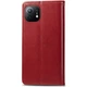 Шкіряний чохол книжка GETMAN Gallant (PU) для Xiaomi Mi 11 Червоний - зображення 1