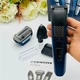 Стайлер 3В1 на аккумуляторе электробритва ProMozer MZ-2030 триммер Синяя - изображение 3