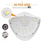 LED/UV Лампа для ногтей SUN X5 MAX на 80 Вт зеркальная - изображение 3