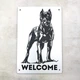 Табличка "Welcome" Розмір 22х15 см Напис внизу - зображення 1