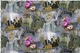 Ткань Трикотаж Французский леопард цветы серый пог. м. (7974) - изображение 3