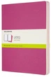 Набір зошитів Moleskine Cahier великий 19 х 25 см нелінований кінетичний рожевий - изображение 1