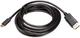 Kabel PowerPlant USB Type-C 3.1 Thunderbolt 3 (M) - DisplayPort (M) 4K 3 m (CA912544) - obraz 2