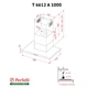 Вытяжка Perfelli T 6612 A 1000 BL LED - изображение 6