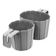 Горшок для поручней Prosperplast Boardee-15 1,4 л серый (DDEZ150-405U) - изображение 2