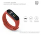 Силиконовый ремешок для фитнес браслетов Xiaomi Mi Band 3/4, Silicone, Flame, с удобной застёжкой, на фитнес трекер и смарт часы, ArmorStandart (ARM55109) - изображение 2