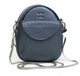 Кожаная женская сумка мини The Wings Kroha темно-синяя флотар TW-KROHA-DARK-BLUE-FLO - изображение 1
