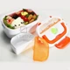 Ланчбокс Електрический The Electric Lunch Box Оранжевый контейнер для обедов хранения пищы с подогревом от прикуривателя - изображение 4