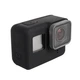 Силиконовый чехол, футляр с крышкой на объектив для экшн камер GoPro Hero 5, 6, 7 - черный (код № XTGP347) - изображение 2
