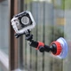 Многофункциональное крепление присоска с блокировкой для экшн камер Xiaomi YI, SJCam, GoPRO (код № D19) - изображение 3