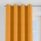 Тканина портьєрна Soft Velvet Lux IDEIA 290 см, 250 гр/м2, шторна, для штор, штори, портьєри, мікро велюр V-344 жовтий м.п. - зображення 7