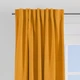 Тканина портьєрна Soft Velvet Lux IDEIA 290 см, 250 гр/м2, шторна, для штор, штори, портьєри, мікро велюр V-344 жовтий м.п. - зображення 8
