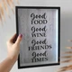 Копилка оригинальная для винных пробок Good food, wine, friends, times - изображение 1