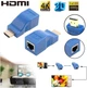 Удлинитель (адаптер) HDMI сигнала по витой паре (RJ45) до 30 м Blue (95511) - изображение 7