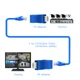 Удлинитель (адаптер) HDMI сигнала по витой паре (RJ45) до 30 м Blue (95511) - изображение 8